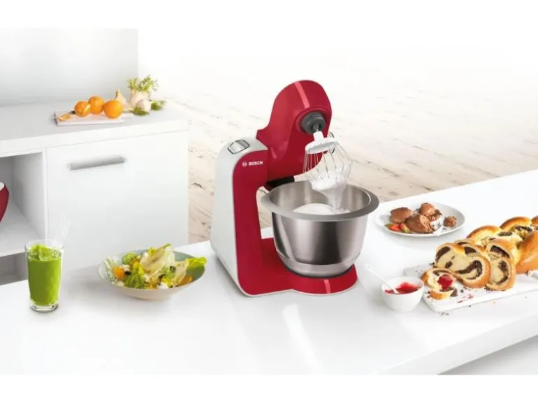 Bosch Küchenmaschine MUM58720 Rot/Silber