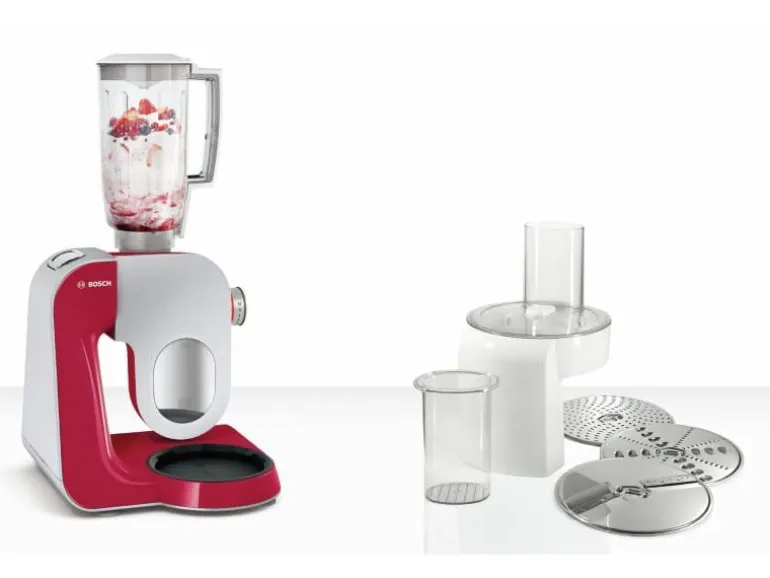 Bosch Küchenmaschine MUM58720 Rot/Silber