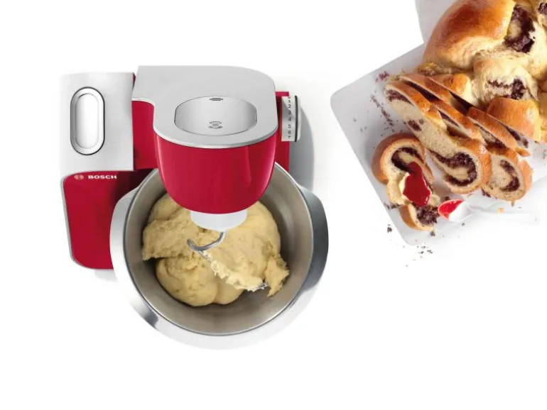 Bosch Küchenmaschine MUM58720 Rot/Silber