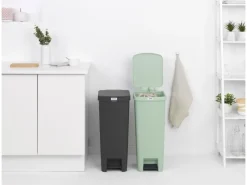 Brabantia Abfalleimer StepUp 40 l, Hellgrün