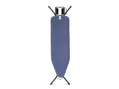 Brabantia Bügeltisch mit Dampfbügeleisenablage Blue Denim