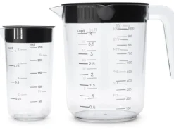 Brabantia Messbecher 2 Stück, 2.5 dl, Transparent