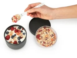Brabantia Yoghurtbehälter Make & Take 500 ml, Dunkelgrau
