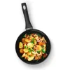 BRATmaxx Bratpfanne Aluminium Pfannen Set 3 Stück 20 cm/24 cm/28 cm