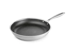 BRATmaxx Bratpfanne Silber 24 cm