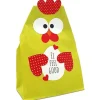 Braun + Company Papiertüte 2-er Set Huhn, Gelb
