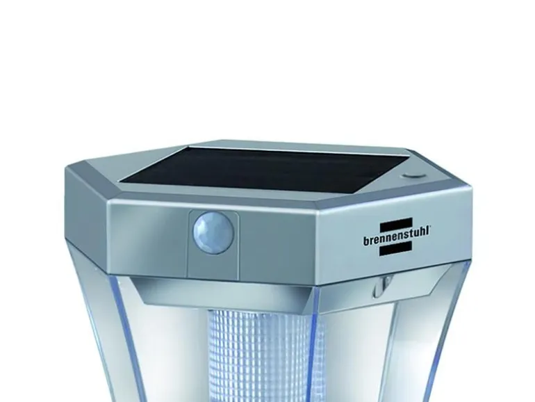 Brennenstuhl Sockelleuchte SOLAR silber