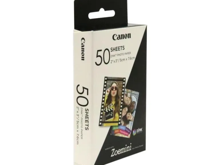 Canon Fotopapier ZINK ZP-2030 selbstklebend, 50 Blatt