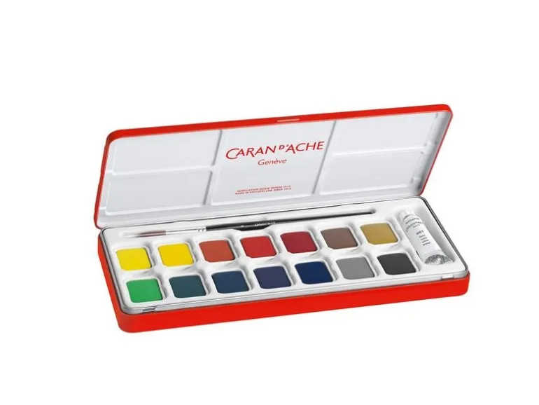 Caran d'Ache Wasserfarbe Gouache Studio 16-teilig