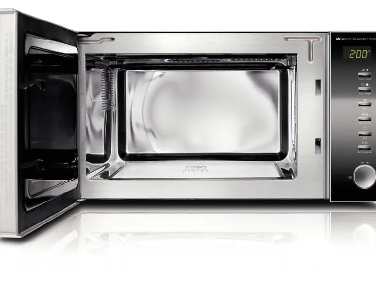 Caso Mikrowelle MG20 Ceramic Menu Schwarz