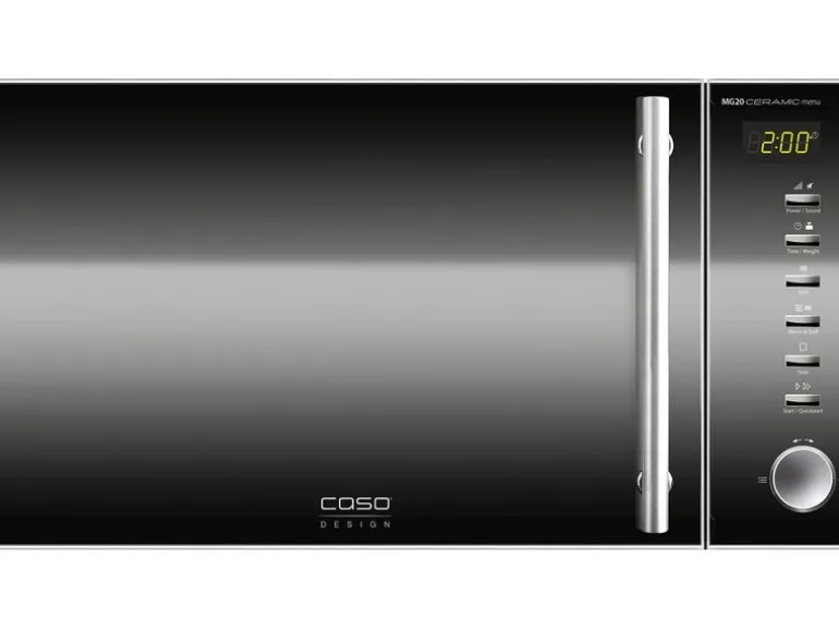 Caso Mikrowelle MG20 Ceramic Menu Schwarz