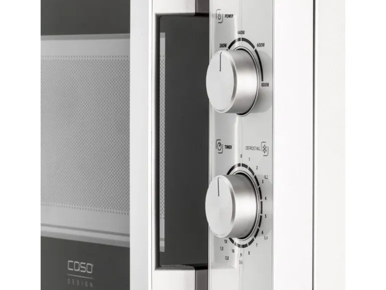 Caso Mikrowelle M20 Gourmet Schwarz/Silber