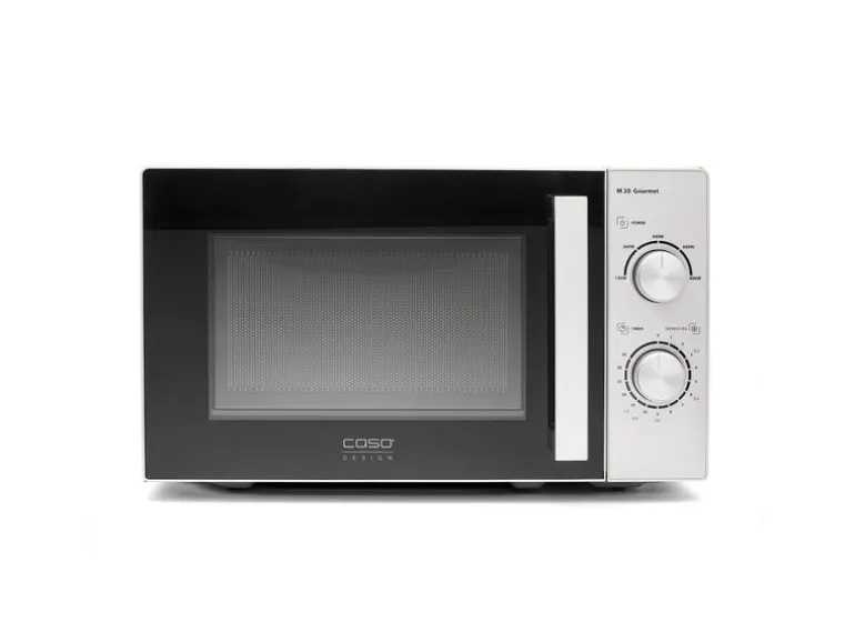 Caso Mikrowelle M20 Gourmet Schwarz/Silber