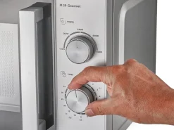 Caso Mikrowelle M20 Gourmet Schwarz/Silber