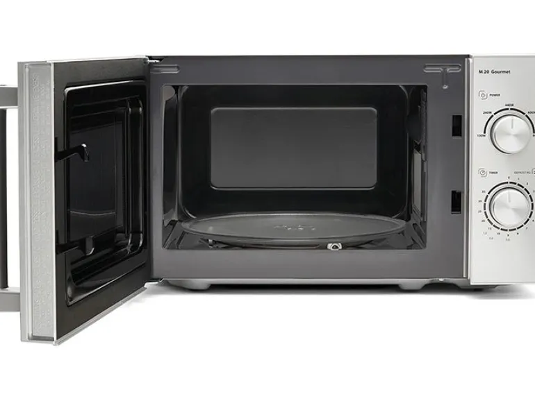 Caso Mikrowelle M20 Gourmet Schwarz/Silber