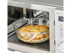 Caso Mikrowelle mit Grill HCMG 25 Ceramic Chef Silber