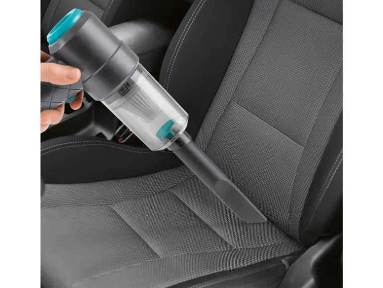 CLEANmaxx Akku-Handsauger Zyklon, 7-tlg., Schwarz