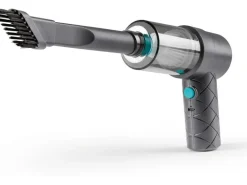 CLEANmaxx Akku-Handsauger Zyklon, 7-tlg., Schwarz