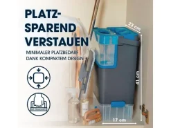 CLEANmaxx Komfort-Mopp 7 l, Grau / Blau