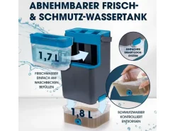 CLEANmaxx Komfort-Mopp 7 l, Grau / Blau