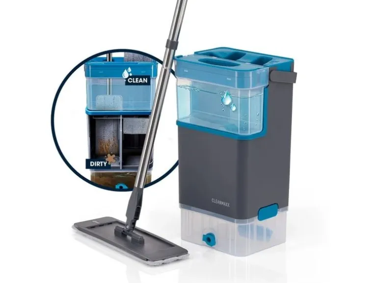 CLEANmaxx Komfort-Mopp 7 l, Grau / Blau