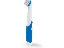 CLEANmaxx Reinigungsbürste 6 V weiss/blau inkl. 4 Aufsätze Weiss