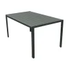 COCON Gartentisch Alice, 150 x 90 x 74 cm, Schwarz/Grau