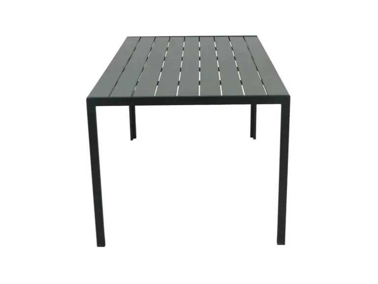 COCON Gartentisch Alice, 150 x 90 x 74 cm, Schwarz/Grau