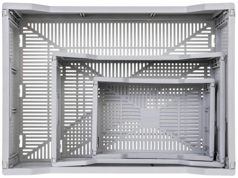 COCON Klappbox 22 x 15 x 9 cm 2 Stück, Grau