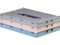 COCON Klappbox 22 x 15 x 9 cm 2 Stück, Grau