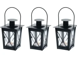 COCON Laterne Mini, 3er Set, Schwarz
