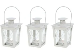 COCON Laterne Mini, 3er Set, Weiss