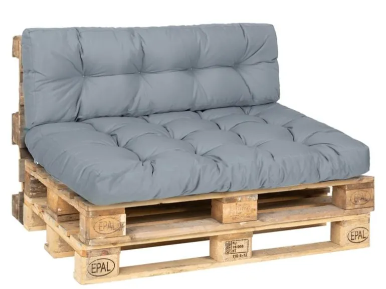 COCON Palettenkissen-Set, Grau