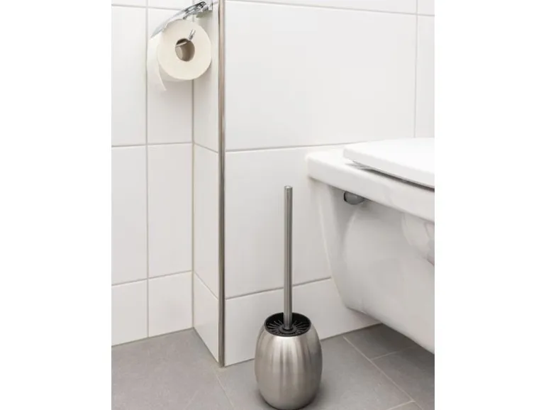 COCON Toilettenbürste mit Gummikopf Edelstahl