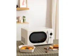 Create Mikrowelle Retro Wollweiss