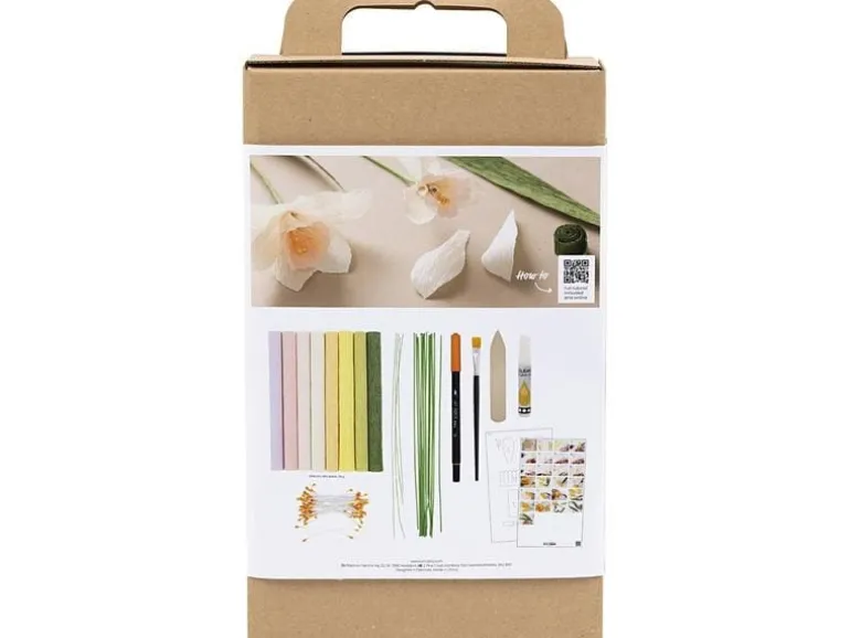 Creativ Company Bastelset Krepppapier Oster-, Frühlingsstrauss