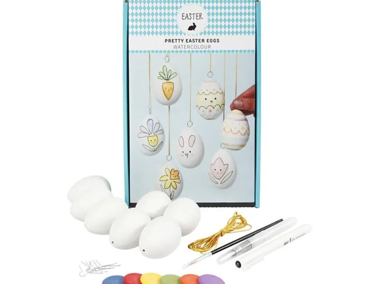 Creativ Company Bastelset Pretty Easter Egg 7-teilig