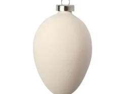 Creativ Company Eier aus Terracotta, Weiss