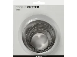 Creativ Company Guetzli-Ausstecher-Set 8 cm 5 Stück, Kreise