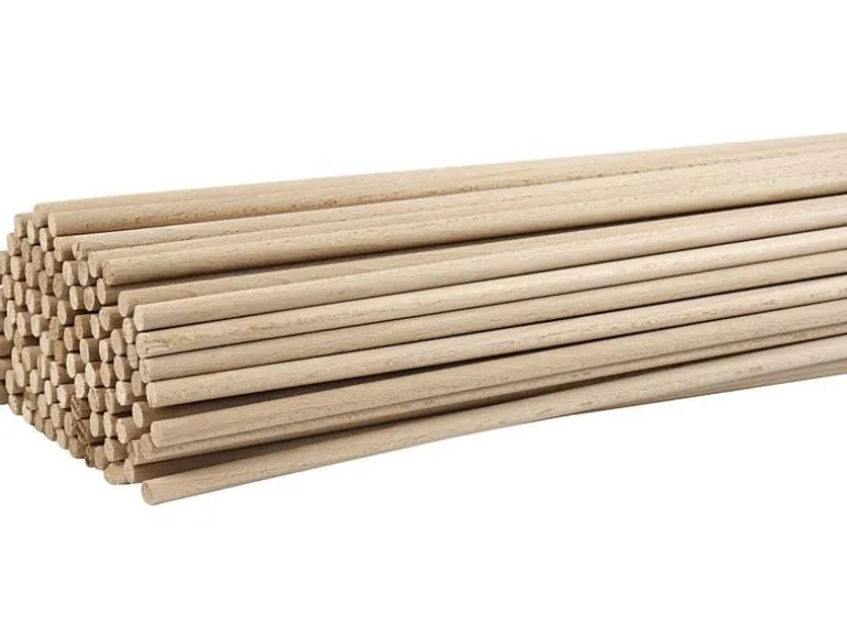Creativ Company Holzartikel Stäbe 60 cm, 10 Stück