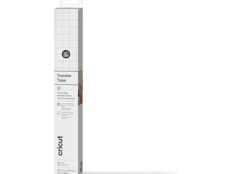 Cricut Transferfolie Klar 30.5 x 122 cm, 1 Stück, Transparent