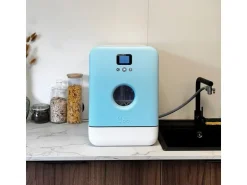 Daan Tech Daan Tech Bob Mini-Geschirrspüler – Matt Eisblau - Weiss