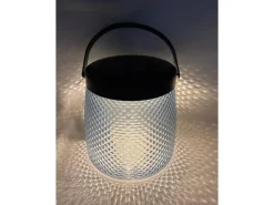 Dameco Laterne LED Solar, 15.2 cm, Blau