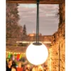 Dameco LED Hängelampe Outdoor weiss D20 cm, 3000 Kelvin, 80 lm, 4W
