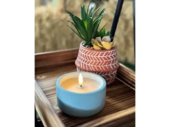 Dameco LED-Kerze Blau