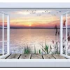 Dameco LED Wandleuchte Bild Fenster auf Steg