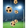 Dameco Lichterkette Fussball, 180, Weiss/Schwarz