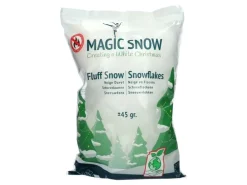 Dameco Weihnachtsdeko Bio fluff Schnee im Beutel, 45 Gramm