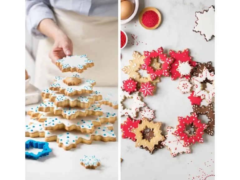Decora Ausstechformen Schneeflocken-Baum Set - 8 Stk