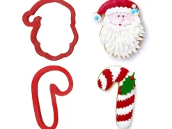 Decora Ausstechförmchen Zuckerstange Kunststoff Rot 2er-Set